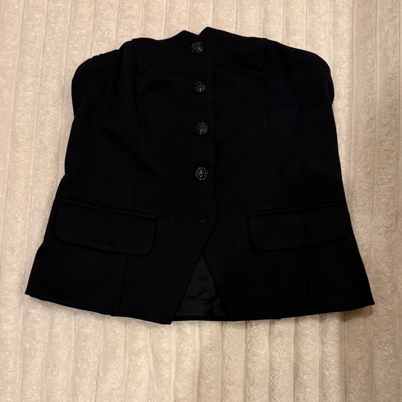 Tops - Black Women's button up crop top